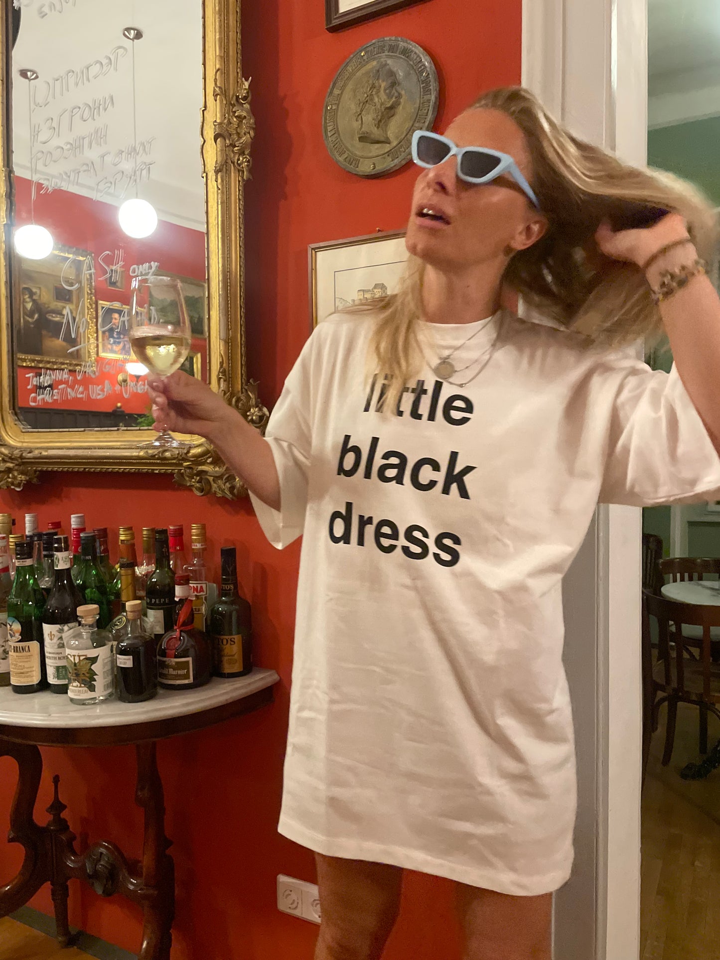little black dress t-shirt